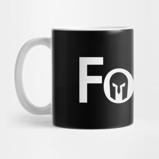 Force creative text design Mug